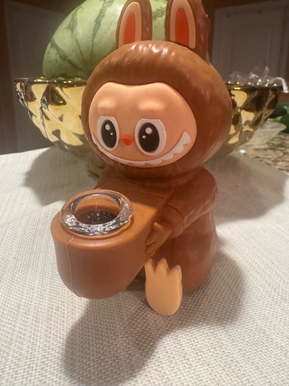 420 Friendly Ready for Holiday - Nice Gift Monster Labubu Inspired  - Glass Bowl